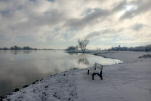 Elbe im Winter